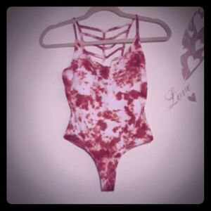 Hand made Tie dyed Aveto Bodysuit S